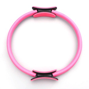 <span class=keywords><strong>Pilates</strong></span> Fitness Ring Poignées rembourrées en mousse Cercle d'exercice de résistance flexible pour se concentrer sur la tonification de l'intérieur des cuisses, des <span class=keywords><strong>bras</strong></span> et du noyau - Product Image 3