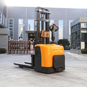 Apilador de palés de 1 tonelada, 1,5 toneladas, apilador de elevación automática, materiales móviles, uso doméstico de granja, apilador de elevación eléctrico portátil - Product Image 2