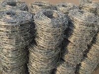 Alambre de púas para muros de hormigón y vallas de acero, barrera de protección de alta seguridad para límites de almacenes y fábricas