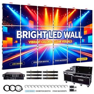 Video Wall P1.9 P2.6 P3.91, Módulo <span class=keywords><strong>de</strong></span> Señalización Digital, Pantalla LED Interior <span class=keywords><strong>de</strong></span> 3m*2m, Pantalla Publicitaria con Función <span class=keywords><strong>de</strong></span> Texto para Agencias - Product Image 1