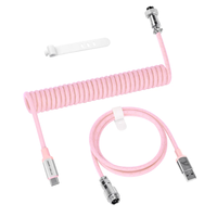 Cable en espiral ATTACK SHARK C01PRO con conector piloto extraíble para teclados mecánicos