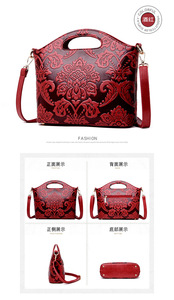 High Quality <b>Dropshipping</b> Handbags From China Designer Purse Customize PU Leather Purses Women Hand Bags Women's Shoulder Bags - Product Image 6