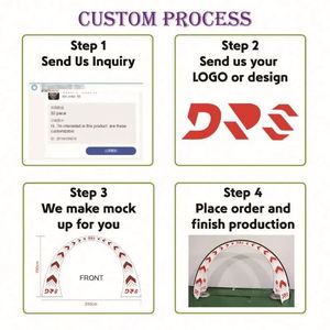 Événements en cours d'exécution Logo personnalisé impression arc porte entrée extérieure arc gonflable porte début ligne d'arrivée arc de course - Product Image 5