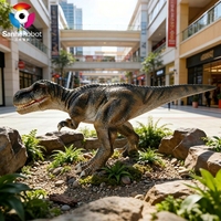 Sıcak Fırsat Özel Ölçüde Animatronik T-Rex Robot Dinozor - Dino Parklar İçin Gerçekçi Tyrannosaurus Rex Animatronik Tedarikçisi