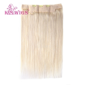 KSWIGS ต่อผมแบบคลิปหนีบหรูหรา ใช้งานง่าย คลิปหนีบแนบเนียน ติดแน่น ทนทาน ผมแท้ ดูเป็นธรรมชาติเหมือนผมของตัวเอง - Product Image 3