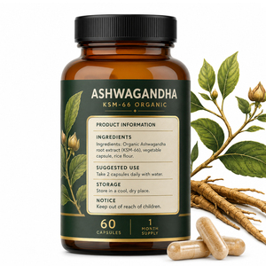 Capsules d'Ashwagandha de Haute Qualité et Haute Efficacité 6000mg pour une Nuit Paisible, Supplément Premium Sunwind Ksm-66 pour Femmes Enceintes - Product Image 6
