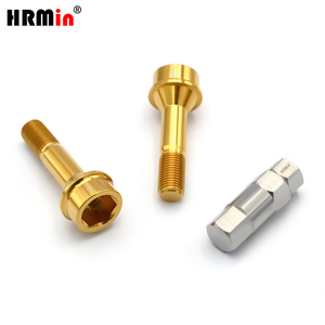 Tornillos de Seguridad <span class=keywords><strong>Antirrobo</strong></span> para Ruedas de Titanio HRMin Factory Grado 10.9, Cono M14X1.5X52mm para Ferrari, Nuevo Estado - Product Image 4