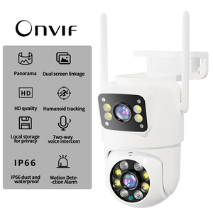 Z 4mp 4k double objectif AI caméra de sécurité wifi intelligente étanche ip 66 extérieur audio bidirectionnel cctv camer - Product Image 6