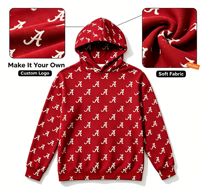 Collection de sweats à capuche personnalisés, impression intégrale, motif léopard et damier, OEM ODM, logo personnalisé, MOQ 1 pièce