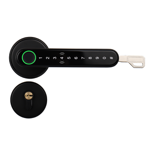 Cerradura Inteligente de Aleación de Zinc con Huella Dactilar Biométrica, Contraseña Digital, Tarjeta de Acceso y Control por Aplicación para Puertas de Madera/Acero - Product Image 2