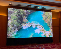 Pantalla LED Fija para Salón de Hotel, Pantalla LED P2 de Alta Definición, Video Wall, Panel LED de Servicio Frontal