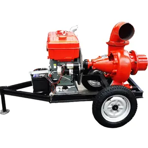 Water Cooled Diesel Engine Mixed Flow pump 8 inch diesel Irrigation Water Pump