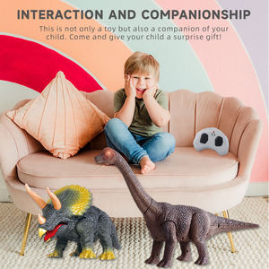 Jouet robot dinosaure télécommandé infrarouge pour enfants, modèles réalistes d'Ankylosaurus, Triceratops et Tanystropheus en plastique - Product Image 4