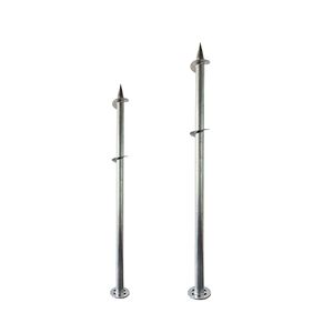 Anclaje de tierra de pilas de tornillo de tierra de pila multihélice de acero galvanizado para sistema de montaje solar y ancla de poste de casa de madera - Product Image 2