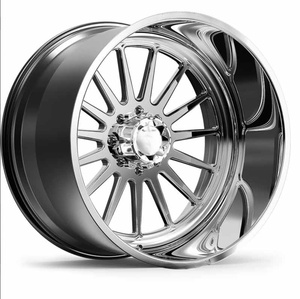 JUWA Nuevas Llantas Forjadas de 1 Pieza T6-6061 de 18-26 Pulgadas con Diseño Cóncavo y Offset Negativo para Camionetas y SUVs, Diseño Robusto para <span class=keywords><strong>Aventura</strong></span> - Product Image 4