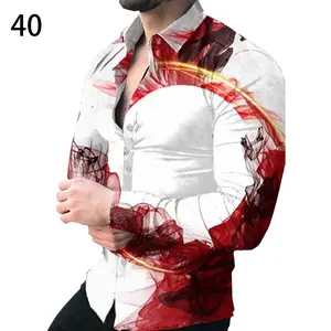 Multifunctional Single-breasted man flower hawaiian for men shirt manufacturer fashion shirts