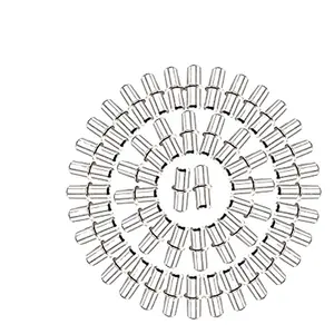 Support d'étagère en métal finition zinc nickel argent de haute qualité pour mur broche de 5mm utilisée pour accrocher un support pour une utilisation en armoire marque Meigesi - Product Image 2