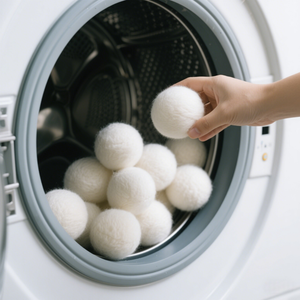 Prix de gros Boules de séchage en feutre de laine <span class=keywords><strong>bio</strong></span> faites à la main pour la <span class=keywords><strong>lessive</strong></span> Adoucissant pour vêtements Haute qualité Tailles et logo personnalisables - Product Image 1