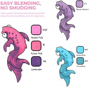 <span class=keywords><strong>Ohuhu</strong></span> – Lot de 24 feutres à <span class=keywords><strong>alcool</strong></span> double pointe (pinceau et biseau) – Marqueurs à <span class=keywords><strong>alcool</strong></span> pour croquis - Product Image 4