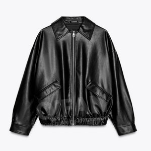 Giacca Varsity nera in vera <span class=keywords><strong>pelle</strong></span> personalizzata di alta qualità per gli uomini alla moda ciniglia patch cappotto ricamato - Product Image 3