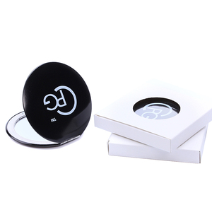 Tùy Chỉnh Nhôm Mini Pocket Gương Vòng Nhỏ Gọn Du Lịch Trang Điểm Gương Với Logo Bằng Laser Thủ Công Kim Loại - Product Image 2