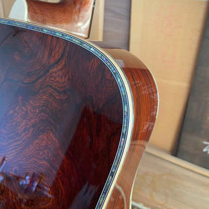 हस्तनिर्मित एट्रोडक (15 वर्ष) सभी ठोस ध्वनिक गिटार JD-950 कस्टम गुणवत्ता कोकोबोलो बैक/साइड उच्च गुणवत्ता थोक - Product Image 2