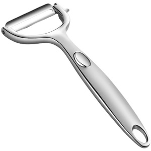 Pelador de acero inoxidable, herramienta de cocina versátil, pelador manual de frutas y verduras para uso doméstico - Product Image 5