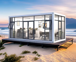 Maison préfabriquée en conteneur détachable à deux étages, bar en conteneur, 4 chambres, <span class=keywords><strong>prix</strong></span> avantageux, transport portable - Product Image 4