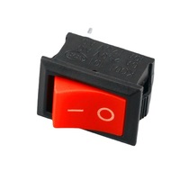 Interrupteur à bascule 2P SPST 16A 250V ON-OFF, borne à souder, plastique IP21, pour petits appareils