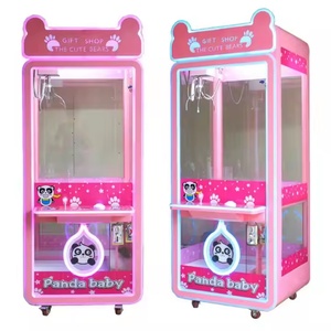 Machine d'arcade attrape-poupées à monnayeur très populaire, nouveau jeu vidéo commercial entièrement transparent, très apprécié des enfants - Product Image 5