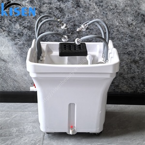 อ่างสระผมแบบพกพา Kisen Unique Design Waterfall 6 หัวฝักบัว ไม่ต้องใช้ท่อ สำหรับร้านตัดผม ร้านเสริมสวย ร้านทำเล็บ - Product Image 5