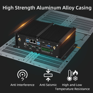 Mini PC Helorpc I7 7500U <span class=keywords><strong>I5</strong></span> 7200U I3 4005U, Win10 Linux RS232 MSATA, Doble Gigabit VGA, 8 USB, Computadora Industrial sin Ventilador - Product Image 5