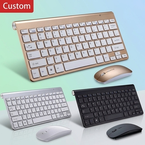 Mini <span class=keywords><strong>clavier</strong></span> et <span class=keywords><strong>souris</strong></span> <span class=keywords><strong>sans</strong></span> <span class=keywords><strong>fil</strong></span> 2,4 GHz USB étanches avec rétroéclairage RGB, design fin pour tablette IOS/Android/Windows, ordinateur portable, PC, Smart TV - Product Image 1