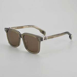 Веселые ацетатные градиентные коричневые прозрачные серые женские солнцезащитные очки с леопардовым принтом с горными тонированными линзами в оправе для горных дизайнерских солнцезащитных очков - Product Image 6