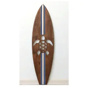 Tavola da surf da parete Art decoro tavola da surf in legno Hawaiian muro Art segno decorativo tartaruga tavola da surf