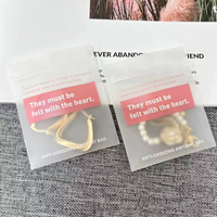 Sacs Ziplock en Plastique Transparent UniOne Personnalisables avec LOGO – Pochettes d'Emballage Givrées Scellées de Haute Qualité pour Bijoux, Cosmétiques, Cadeaux et Artisanat