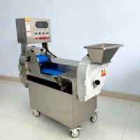 YQC850 Elektrische Hoge Kwaliteit RVS Groente- en Fruit Snijder/Slicer/Shredder/Kubus Snijder 220v Motor Aardappelen Bladgroenten