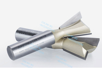 Bit Router Pemotong Keras Karbida TUOKE Laris Manis, Kekerasan Tinggi untuk Peralatan Pertukangan Kayu 0306 Dovetail Bit ARDEN OEM CNC 45HRC