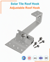 Support de fixation réglable pour tuiles en aluminium personnalisé pour système de montage photovoltaïque sur toit