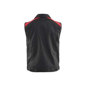 BLAKLADER - 316418009956XXL Industry <b>waistcoat</b> <b>Black</b>/Red - EAN 7330509364154 WORK JACKETS SUMMER SOFTSHELL JACKETS - Product Image 2