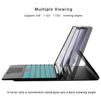 Clavier magique pour tablette Samsung A9+/A11+ 11 pouces, étui avec pavé tactile et emplacement pour stylet Laudtec