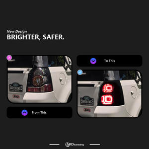 Dedicated <b>LED</b> <b>Tail</b> <b>Light</b> Assembly Modification for Land Rover Freelander 2 Upgrade Turn Signal Brake Features Driving <b>Light</b> - Product Image 2