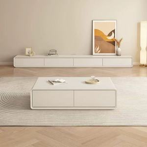 Tùy chỉnh thiết kế toàn bộ Treo Tường TV đơn vị đứng thông minh đồ nội thất phòng khách màu xám hiện đại Tủ TV - Product Image 4