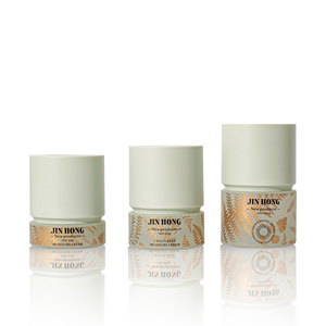 Ensemble d'emballages de luxe haut de gamme givrés pour soins de la peau : flacon en verre pour huile essentielle, sérum, huile capillaire et pot de crème pour le visage - Product Image 3