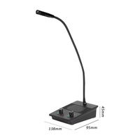 NOUVEAU Interphones de fenêtre d'hôpital à 2 voies Haut-parleur sans fil Microphone de haut-parleur