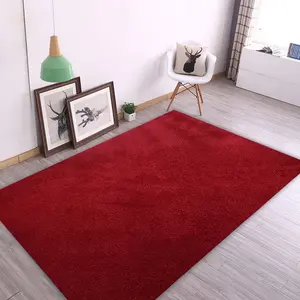 Alfombrilla de suelo grande personalizada para dormitorio, alfombras peludas y esponjosas, de polipropileno liso