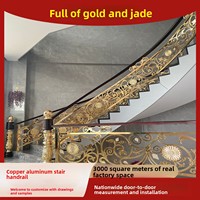 Foshan Drehbare Aluminium-Kunsttreppe Handläufe; Neue Maßgefertigte Geländer im Chinesischen und Europäischen Stil für Doppelhaushäuser