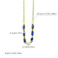 Abakus-Perlen Kristall-Halskette Heilende Naturstein Feiner Schmuck Halsketten Perlen Mode-Ketten Halsketten Edelstein-Schmuck