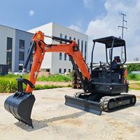 Mini-excavatrice sur chenilles EACHAN CE EPA Euro 5, 3,5 tonnes, pour travaux municipaux, micro-pelle hydraulique, petite pelle sur chenilles