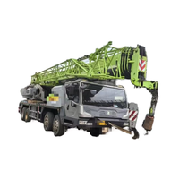 Grue mobile d'occasion Zoomlion 50 tonnes à flèche télescopique, moteur Weichai chinois, pompe hydraulique Hengli, portée 50m